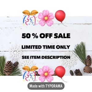 50 % off sale / boots / jackets / leather bags